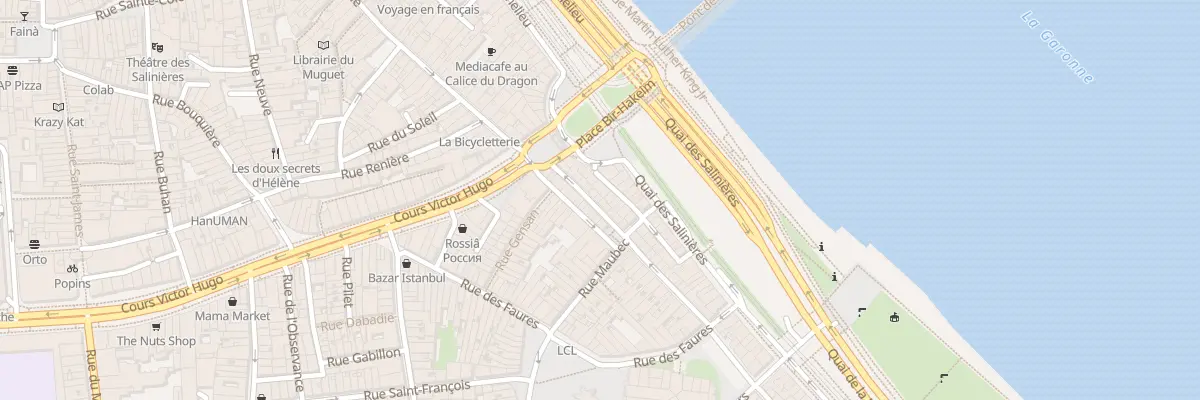 Plan du 14 Rue de la Fusterie à Bordeaux