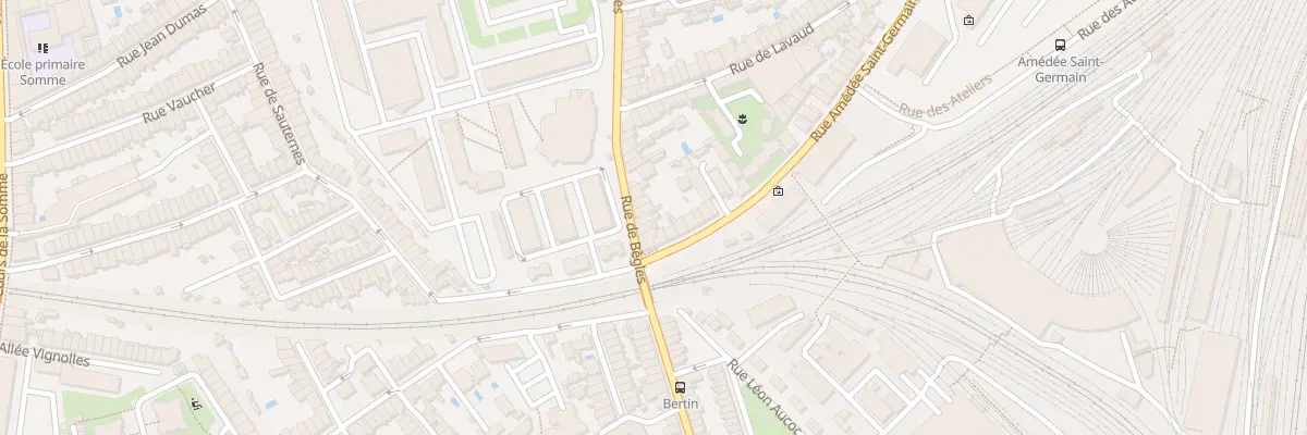 Plan du 288 Rue de Bègles à Bordeaux
