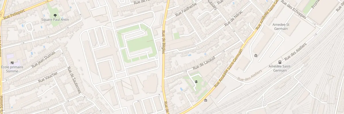 Plan du 256 Rue de Bègles à Bordeaux