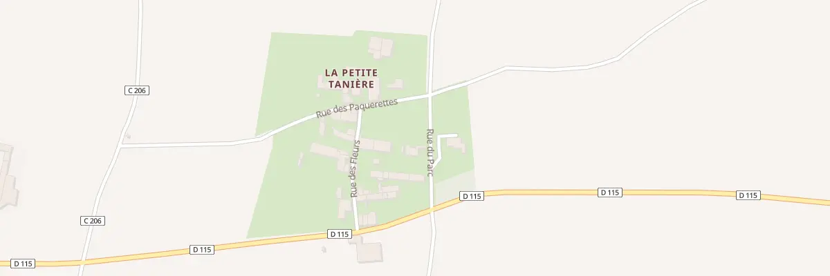Plan du 5 Rue du Parc à Migré