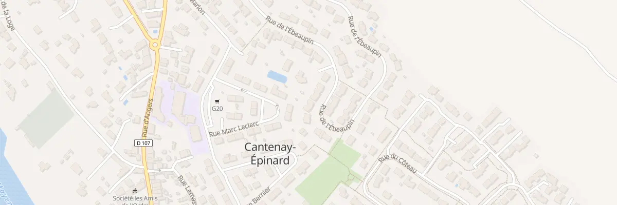 Plan du 34 Rue de l’Ébeaupin à Cantenay-Épinard