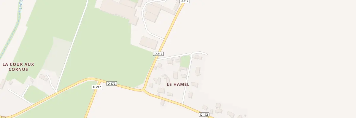 Plan du 7 Rue du Hamel à Cristot