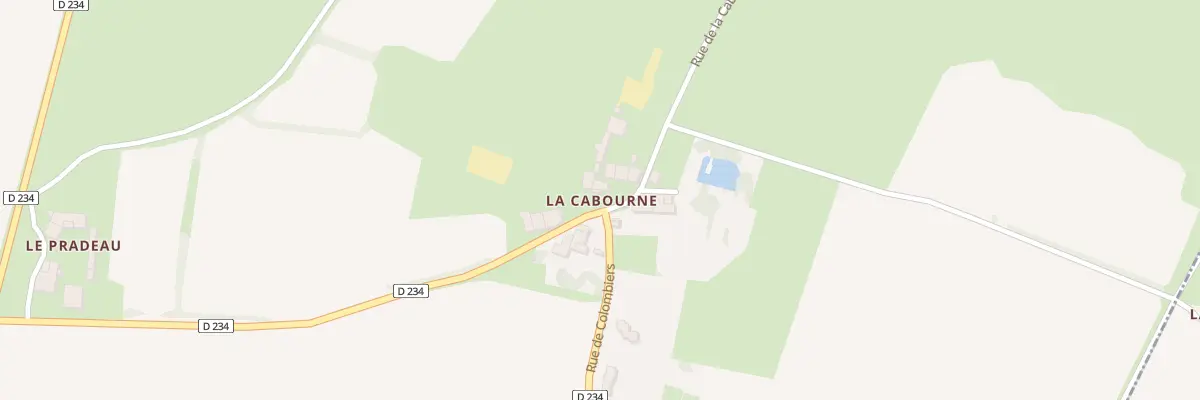Plan du 17 Rue de Colombiers à La Jard