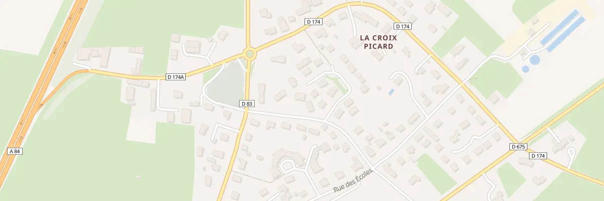 Plan du 7 Rue Bellandiere- Noyers Bocage à Val d’Arry