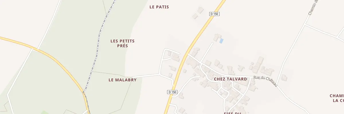Plan du 7 Rte Nationale à Vénérand