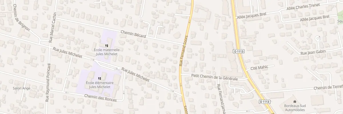 Plan du 31 Rue Fernand Soors à Villenave-d’Ornon