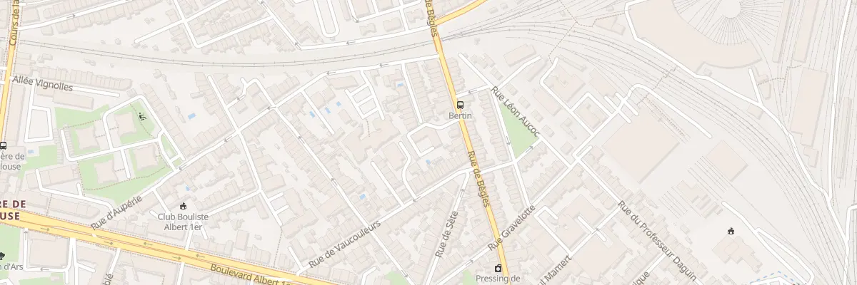 Plan du 329 Rue de Bègles à Bordeaux