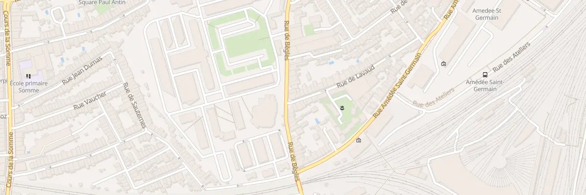 Plan du 268 Rue de Bègles à Bordeaux