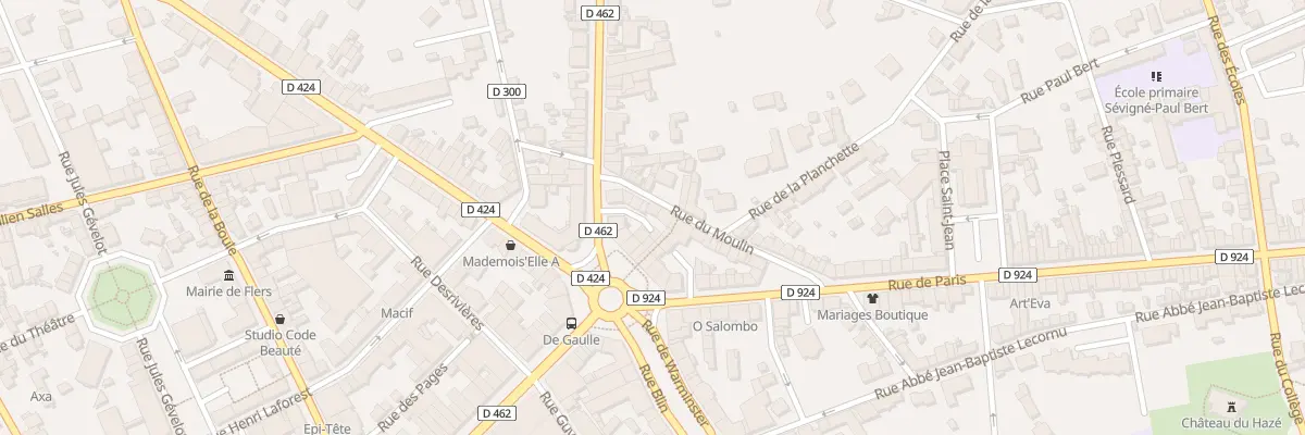 Plan du 16 Rue du Moulin à Flers