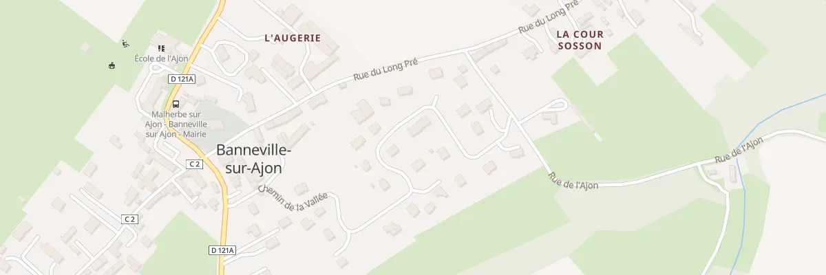 Plan du 9 Che de la Vallee - Banneville à Malherbe-sur-Ajon