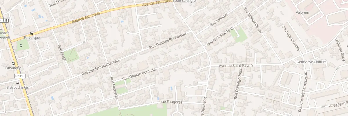 Plan du 19 Rue Gaetan Pomade à Bègles