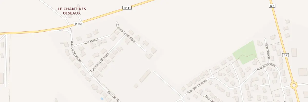Plan du 21 Rue de la Bliniere à Aron