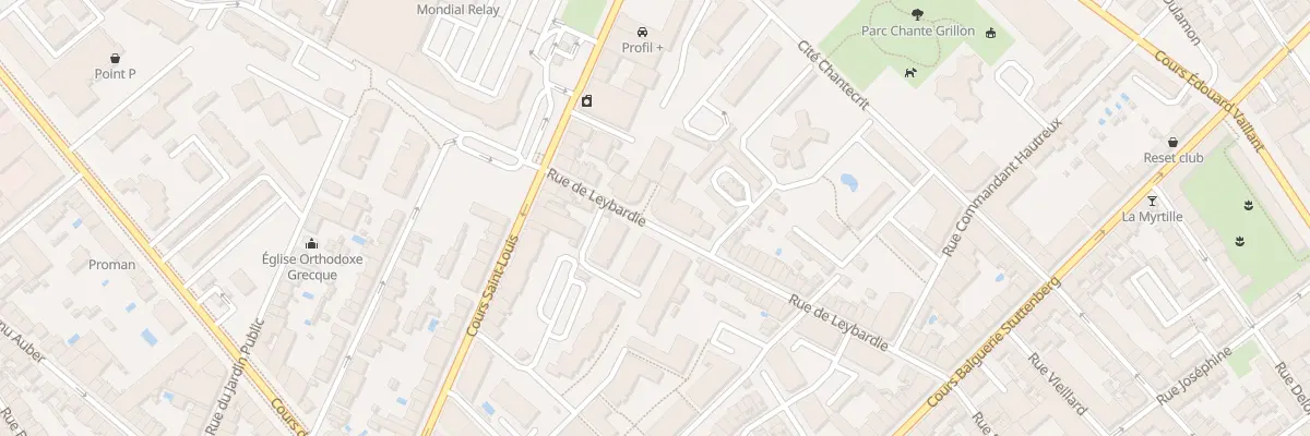 Plan du 60 Rue de Leybardie à Bordeaux