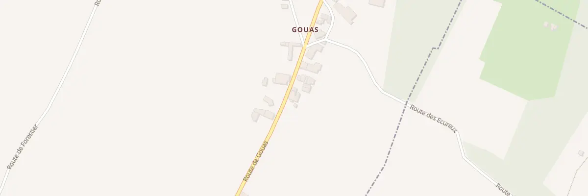 Plan du 28 Rte de Gouas à Cartelègue