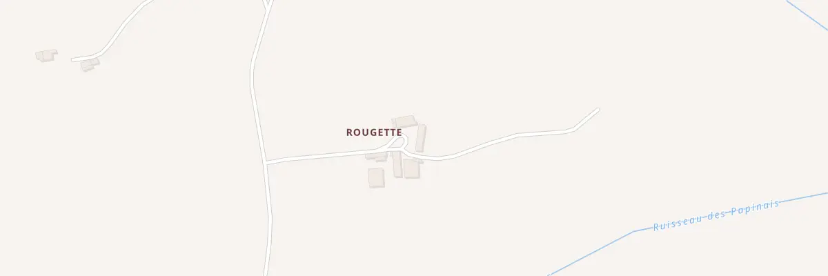 Plan du 1 Rougette à Gennes-Longuefuye