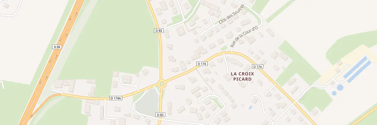 Plan du 3 Rue de la Croix Picard Noyers à Val d’Arry