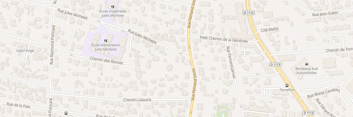 Plan du 29 Rue Jules Michelet à Villenave-d’Ornon