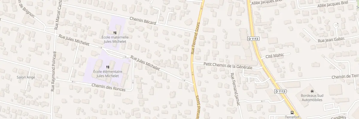 Plan du 37T Rue Fernand Soors à Villenave-d’Ornon