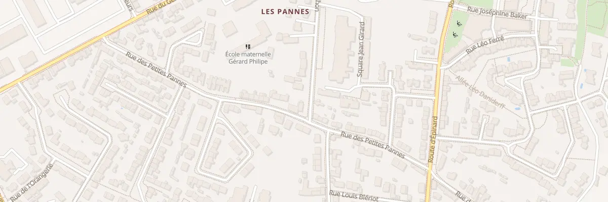 Plan du 34 Rue des petites Pannes à Angers
