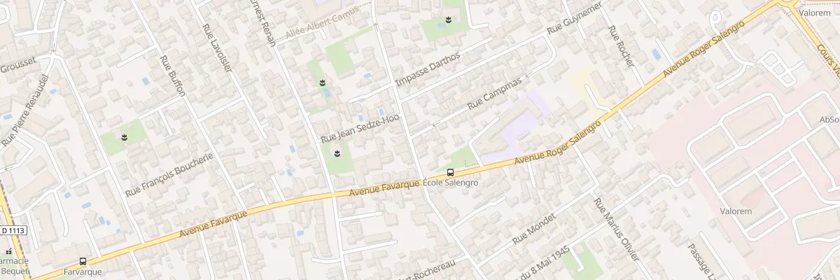 Plan du 62 Rue Berthelot à Bègles
