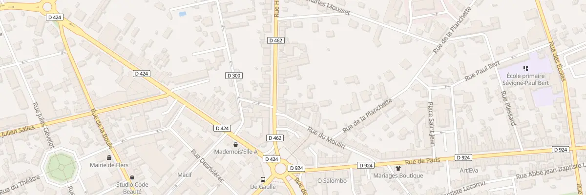 Plan du 22 Rue Henri Veniard à Flers