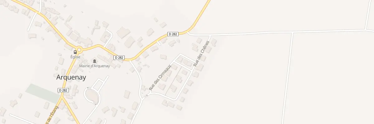 Plan du 3 Rue des Ormeaux à Arquenay