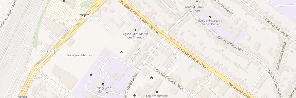 Plan du 8 Rue du Mal Juin à Angers