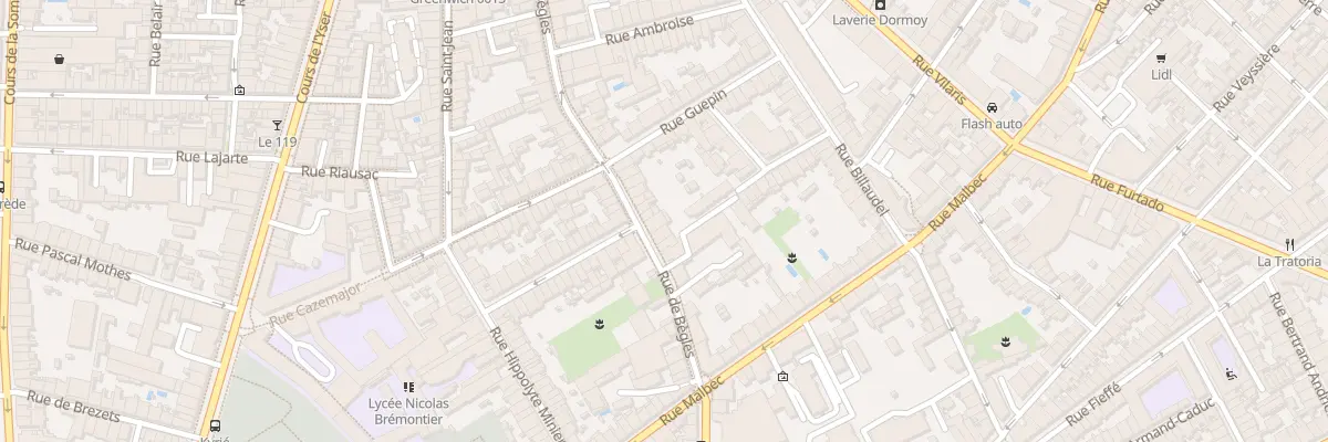 Plan du 118 Rue de Bègles à Bordeaux