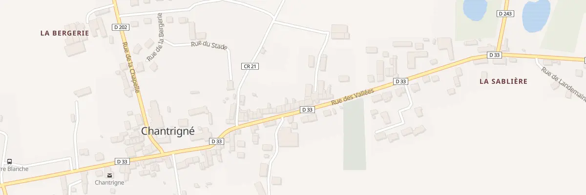 Plan du 62 Rue des Vallées à Chantrigné
