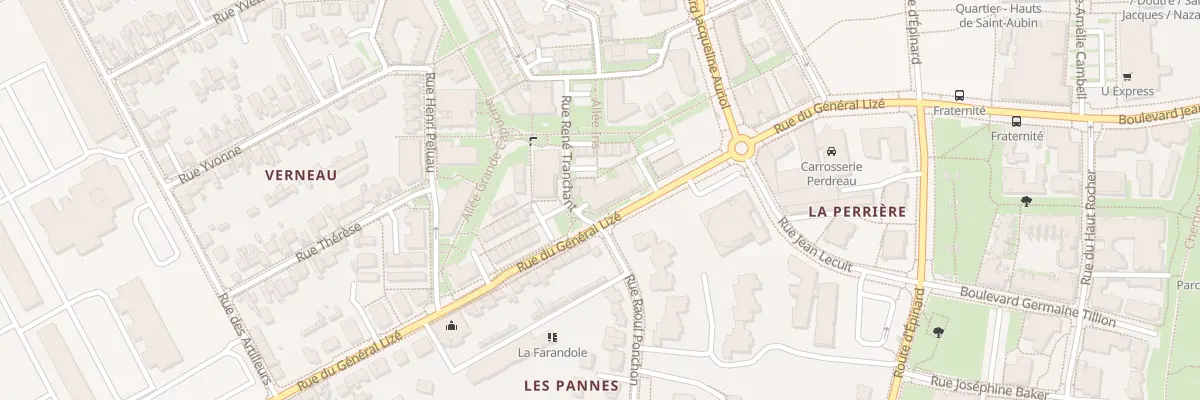Plan du 10 Rue René Tranchant à Angers