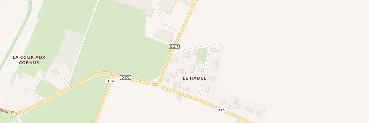 Plan du 9 Rue du Hamel à Cristot