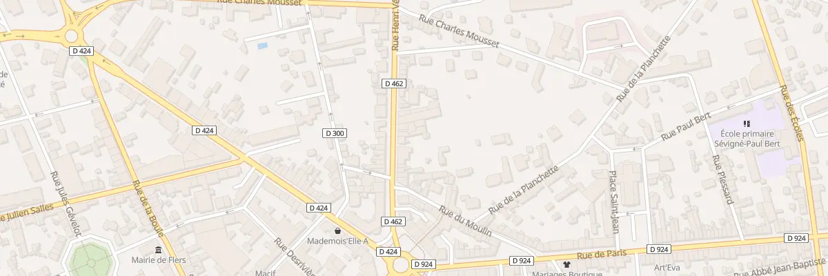 Plan du 30 Rue Henri Veniard à Flers
