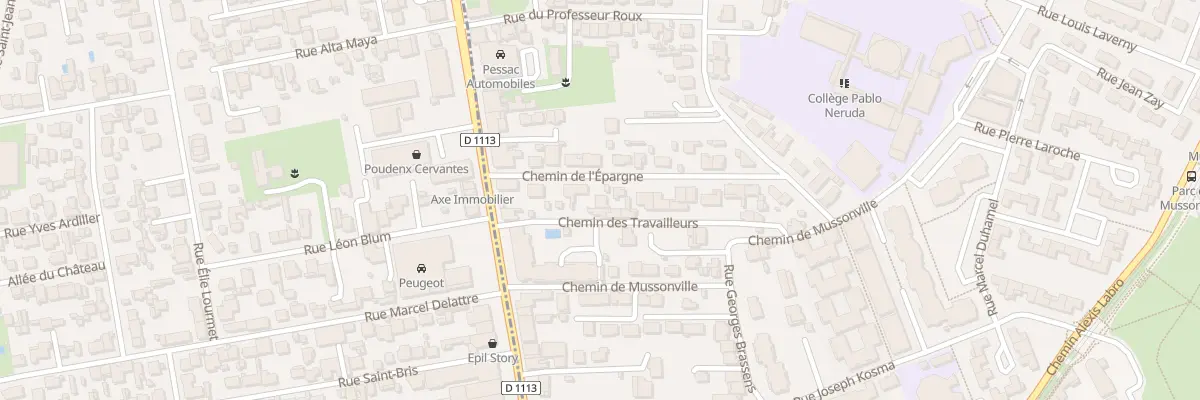 Plan du 30 Che de l’Epargne à Bègles