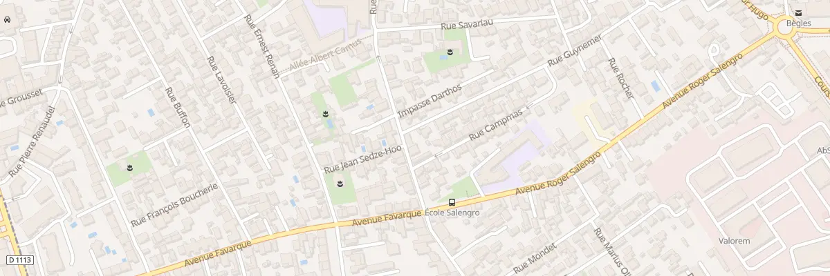 Plan du 86 Rue Guynemer à Bègles