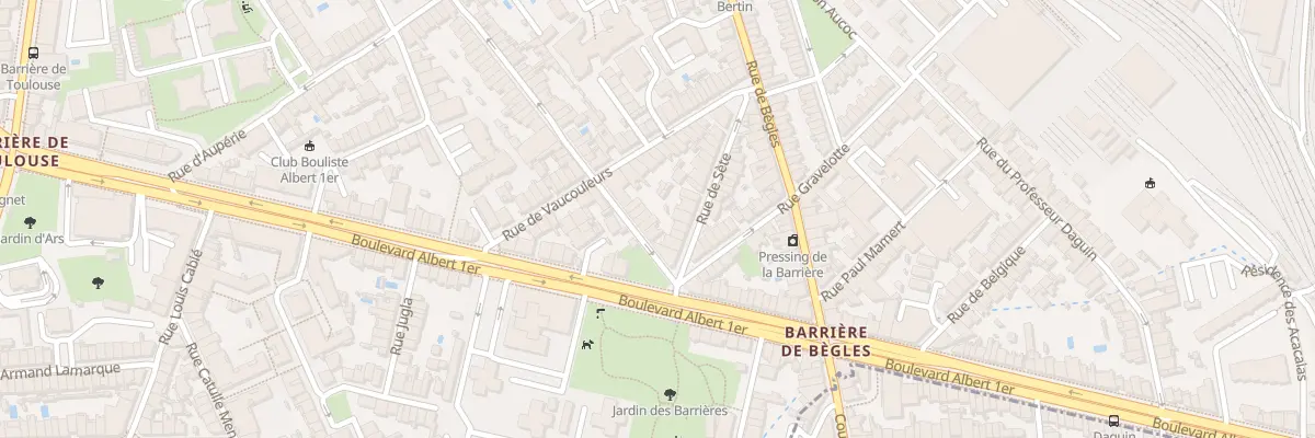 Plan du 50 Rue Blaise Pascal à Bordeaux