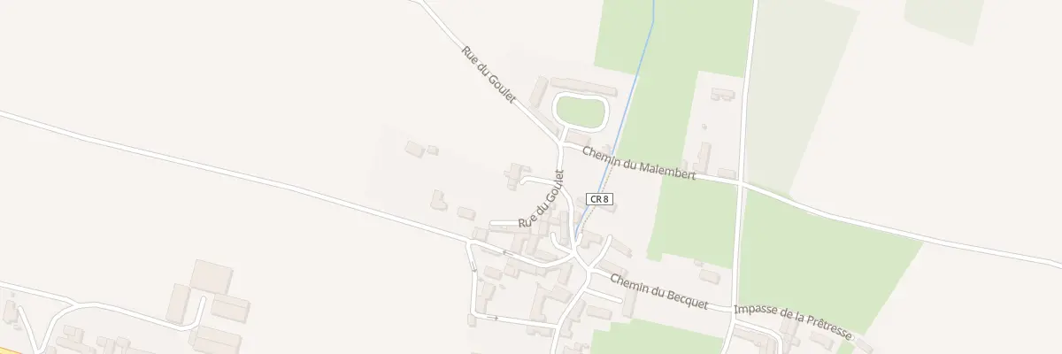 Plan du 5040 Rue du Goulet à Meuvaines