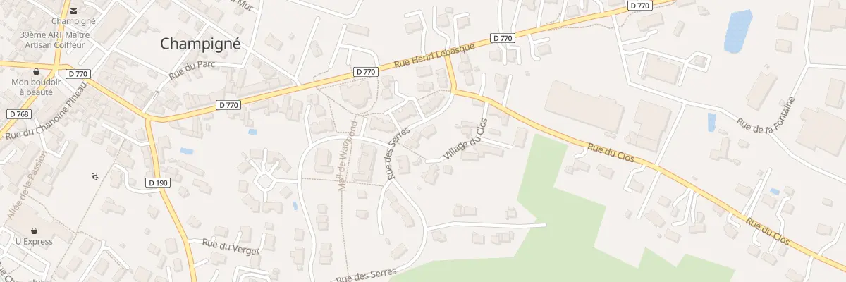 Plan du 11 Rue des Serres aux Hauts-d’Anjou