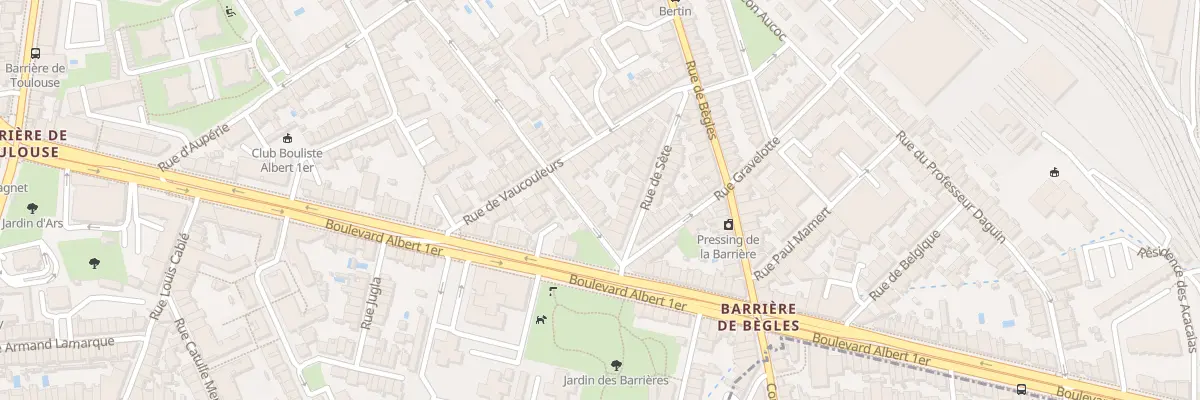Plan du 48 Rue Blaise Pascal à Bordeaux