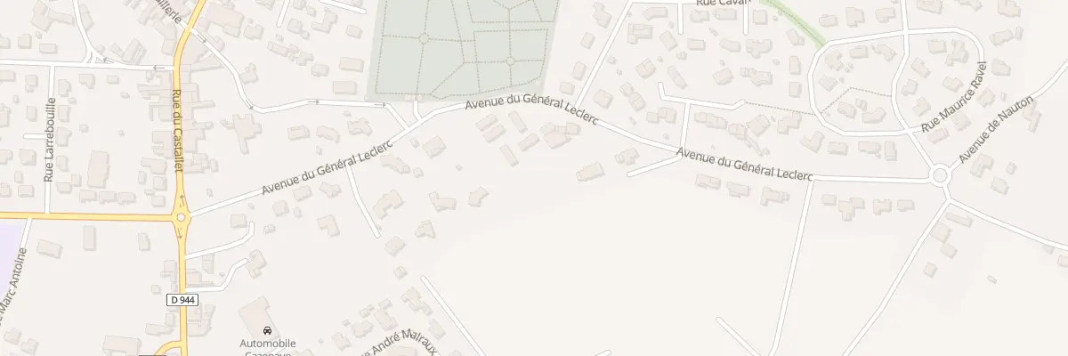 Plan du 24E Av du Général Leclerc à Saint-Sever