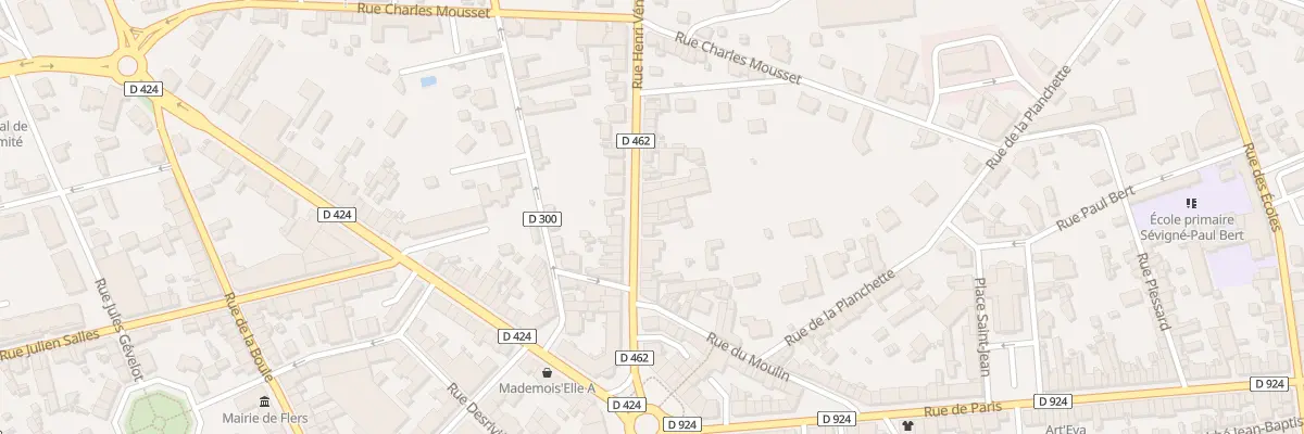Plan du 32 Rue Henri Veniard à Flers
