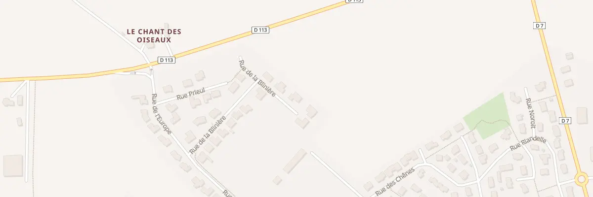 Plan du 19 Rue de la Bliniere à Aron
