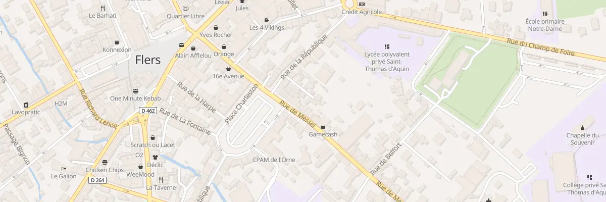 Plan du 43 Rue de Messei à Flers