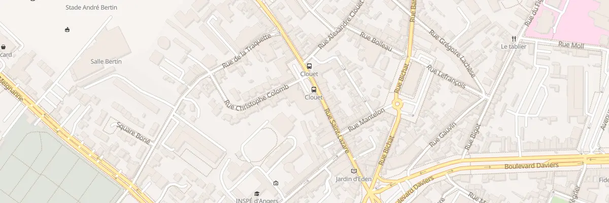 Plan du 27 Rue St Lazare à Angers