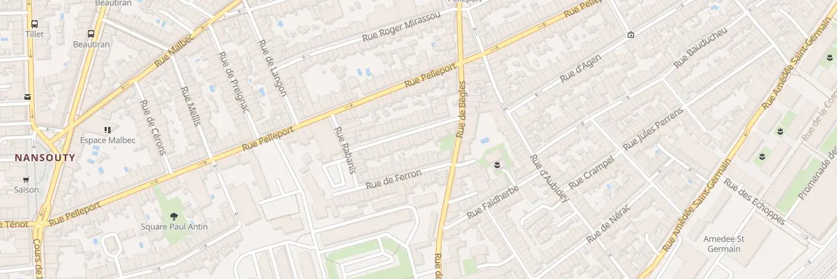Plan du 12 Rue Bazemont à Bordeaux