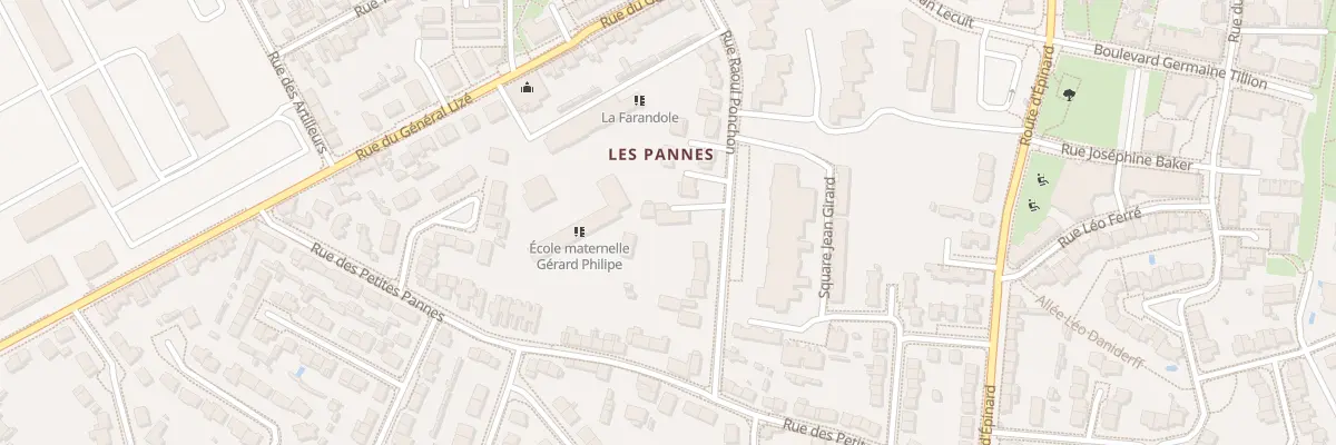 Plan du 20 Rue Raoul Ponchon à Angers
