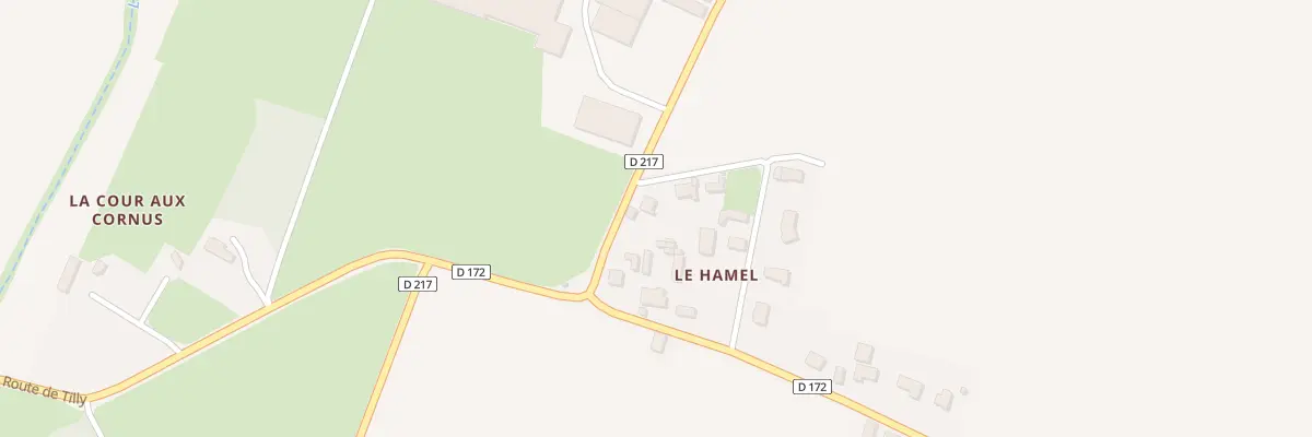 Plan du 11 Rue du Hamel à Cristot