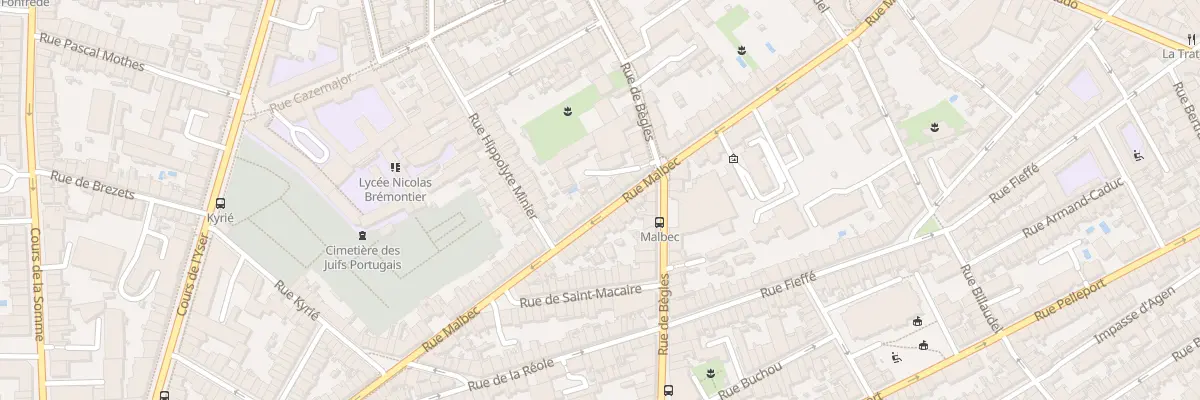 Plan du 143 Rue Malbec à Bordeaux