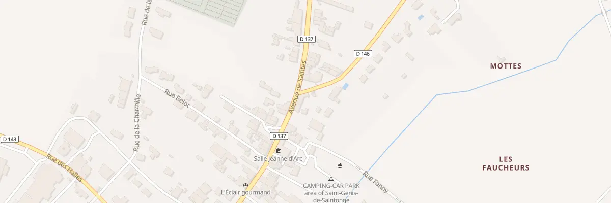 Plan du 2 Rte de Mosnac à Saint-Genis-de-Saintonge