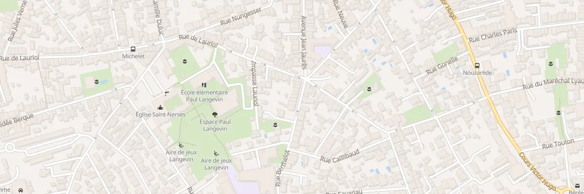 Plan du 5B Rue Berthelot à Bègles