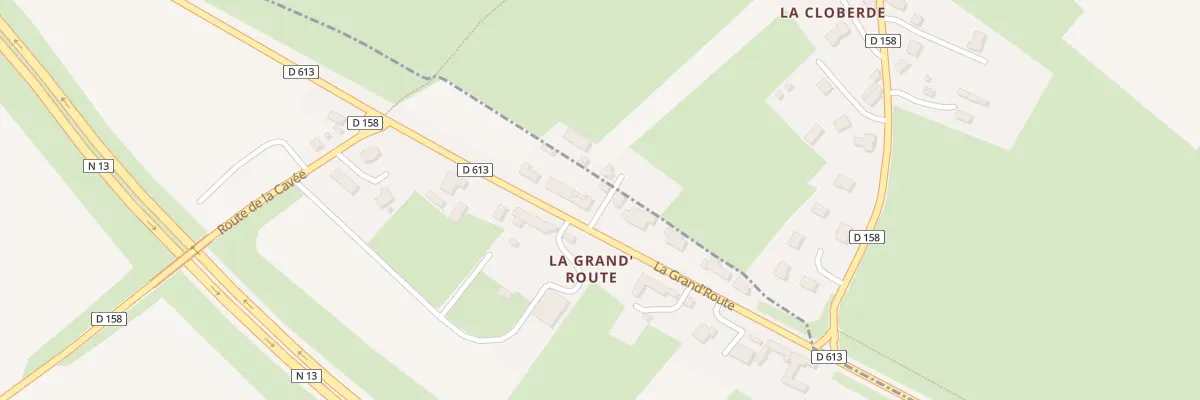 Plan du 5B La Grand’Route à Loucelles